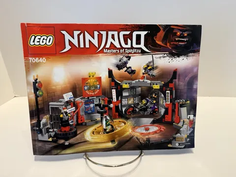 Lego Masters of Spinjitzu 70640 Manual ONLY 2018 Ninjago S.O.G. Headquarters