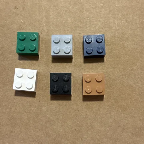 Lot Of 6 LEGO 2x2 Brick Block 3003