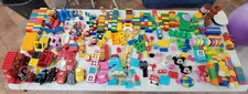 HUGE LEGO DUPLO LOT of  CLOSE TO 450 PIECES INCLUDES MAC 4 CARS 9 DISNEY FIGURES