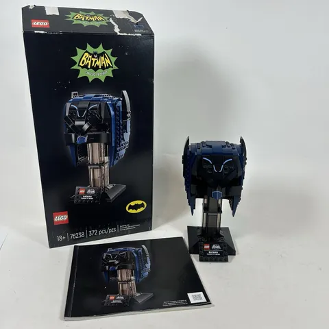 LEGO Super Heroes: Classic TV Series Batman Cowl (76238) Opened 100% Complete