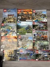 12 Lego Jurassic World Instruction Manuals Only Lot Preowned