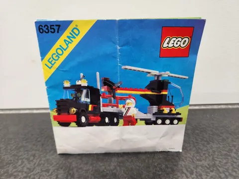 LEGO Legoland 6357 INSTRUCTION MANUAL Replacement Only ~ Stunt Copter & Truck
