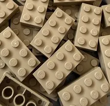 100% Authentic Lego Basic Bricks 2x4 Building Blocks 45 Pieces #3001