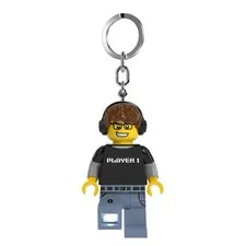 LEGO® Large 3 Inch Tall Figure Keychain Light - Video Game Guy (KE217H)