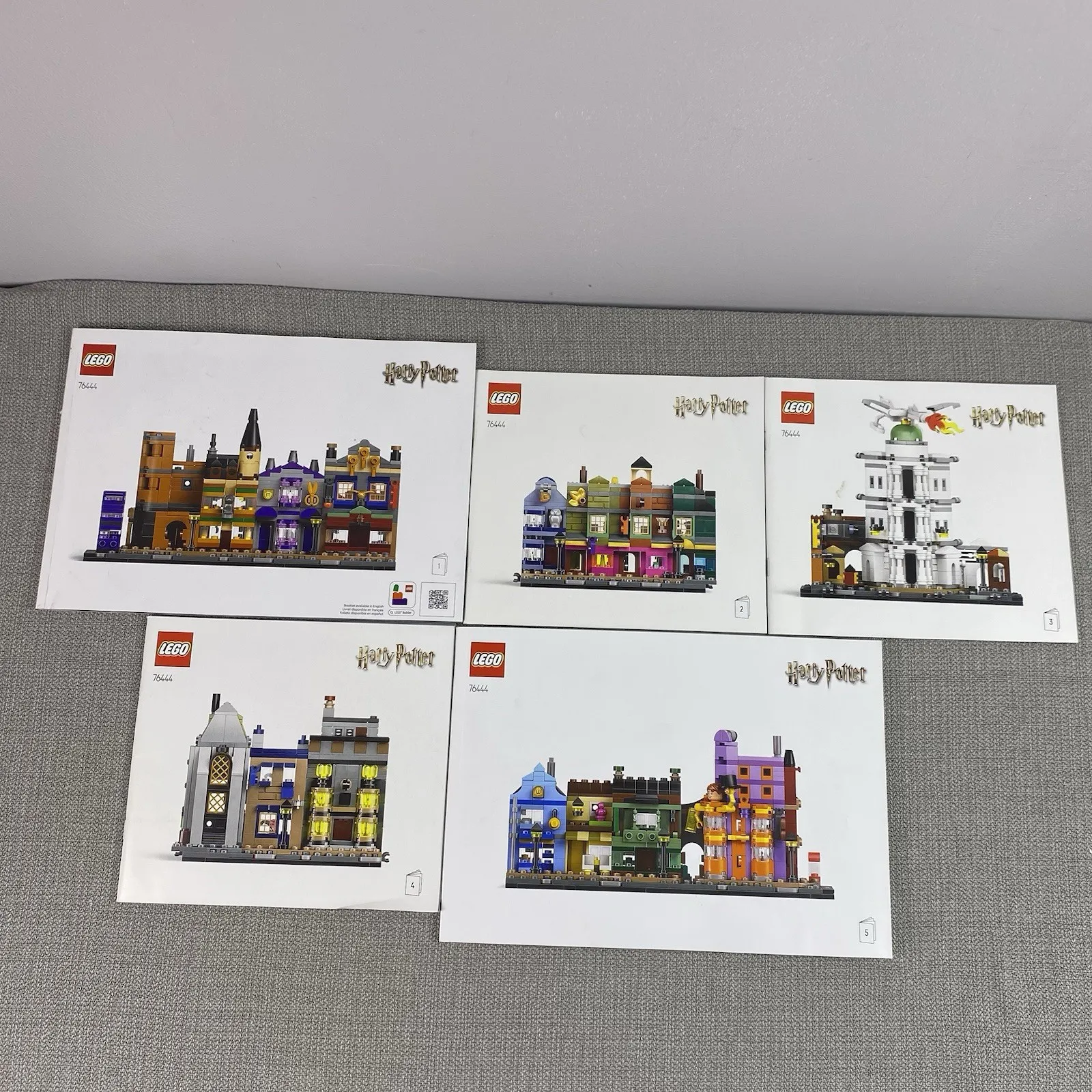 LEGO Harry Potter Diagon Alley Wizarding Shops 76444 Instruction Manuals Only