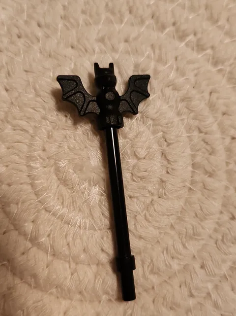 LEGO Batman Black Minifigure Part Scepter Bat