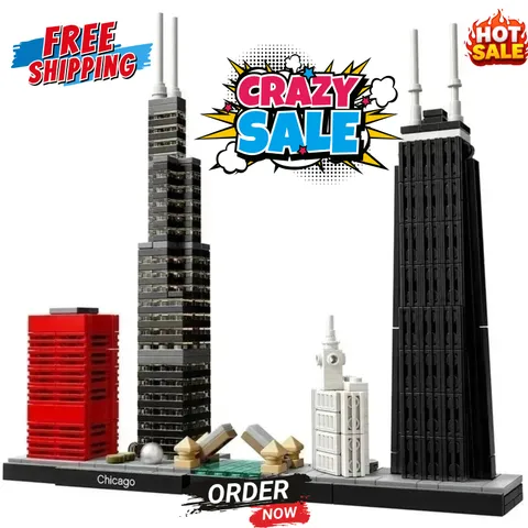 ARCHITECTURE: Chicago (21033) - Complete Bricks -New Sealed (bagged) Retired set