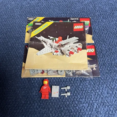LEGO Classic Space 6861 X1 Patrol Craft 100% Complete W/Partial Box & Book