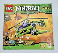 Lego 9443 Ninjago Rattlecopter Instructions Manual Only No Bricks 2012