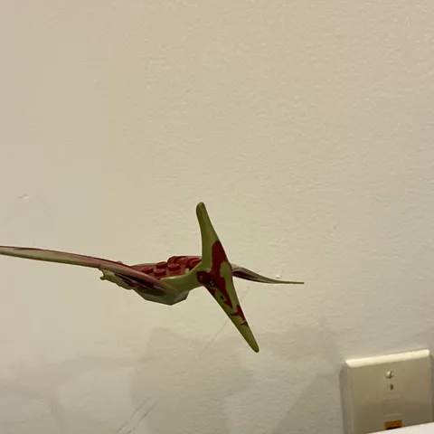 LEGO Jurassic World Pteranodon Chase Pteranodon Figure Printed Green Red