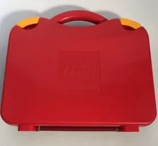 Red Lego Travel Storage Container Carry Case 2012 Storage Box