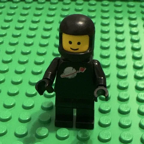 LEGO Classic Black Astronaut Minifigure