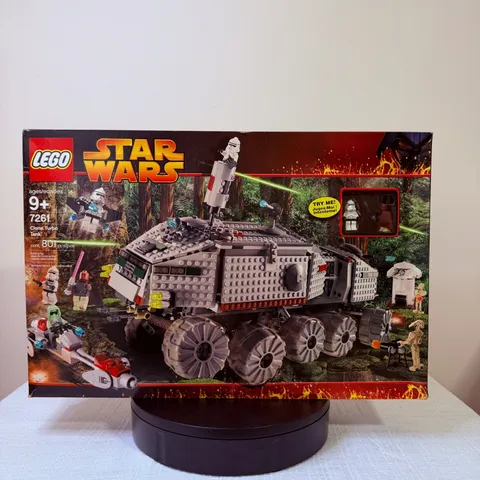 LEGO RARE 7261 Star Wars: Clone Turbo Tank - Light-Up (New Sealed In Box)