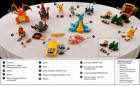 LEGO Pokémon SMART PLAY launch collection for sale.