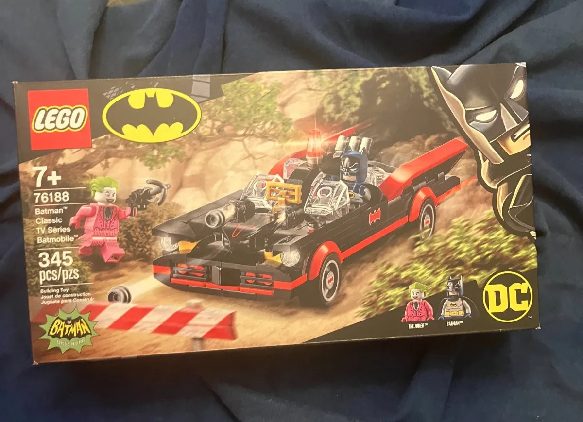 new LEGO set 76188 DC Comics Super Heroes Batman Classic TV Series Batmobile