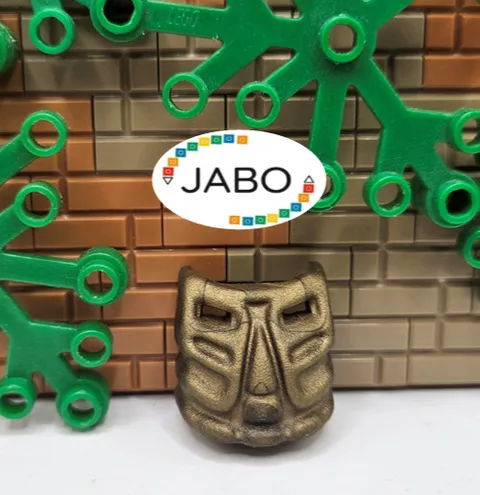 ( S12 / 20 / 13 ) LEGO Bionicle 42042ja Krana Mask Mask Yes Pearl Dark Gold