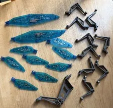 Vintage LEGO Wing and Leg Lot Insectoid with Circuitry Pattern Space