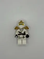 LEGO - Zane ZX - Ninjago Minifigure w/ shoulder armor & sword new figure