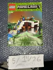 LEGO Minecraft: The Waterfall Base 21134 Instruction Manual Book #1 Only!