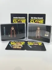Life Brick x FJ Brick Customs Lego Star Wars Anakin & Obi complete set figures
