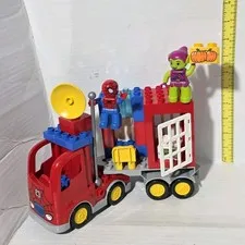 Lego Duplo Marvel Spider-Man Spider Truck & Trailer Incomplete Set 10608 Goblin