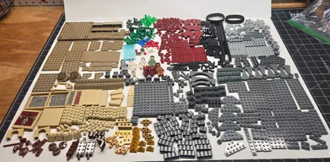 LEGO7627 Indiana Jones Temple of the Crystal Skull Incomplete