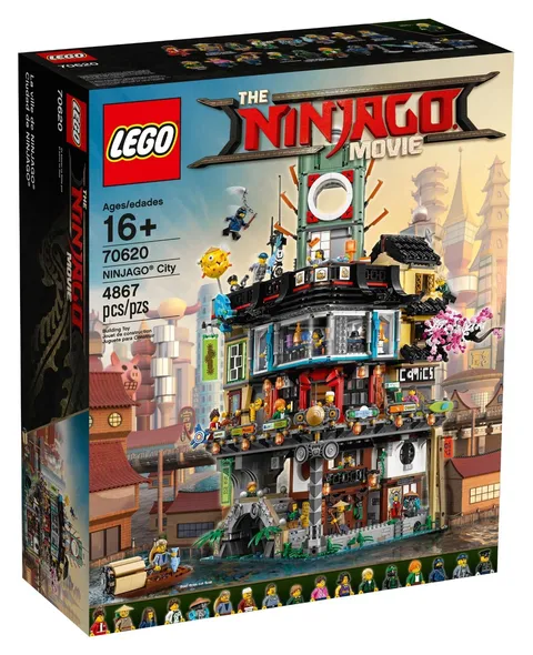 LEGO 70620 Ninjago City (2017, Retired Set, 4867 pcs) Kai Jay Lloyd Sealed NEW