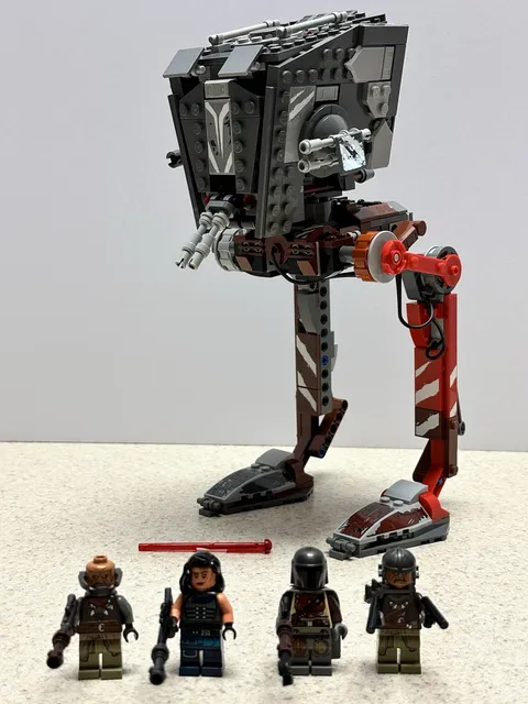 LEGO Star Wars: AT-ST Raider (75254) All Build Parts and Minifigures w/Weapons