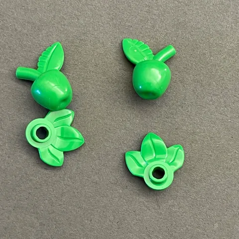 Lego 33051 32607 Green Replacement Parts Pieces Lot of 4