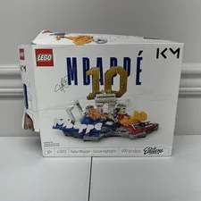 LEGO Editions 43013 Kylian Mbappe Soccer Highlights Open Box Complete Sealed Bag