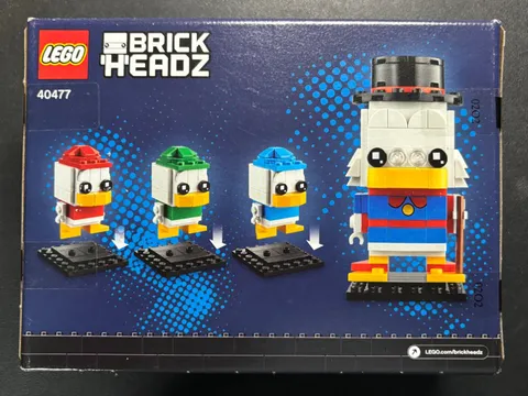LEGO Retired 40477 Brick Headz Scrooge & Boys - 340 Piece - NIB