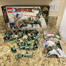 LEGO the Ninjago Movie: Green Ninja Mech Dragon 70612 Incomplete For Parts