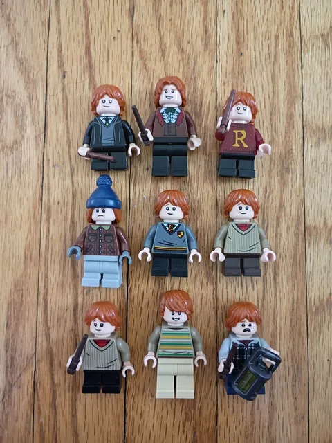 Lego Harry Potter Ron Weasley minifigure lot