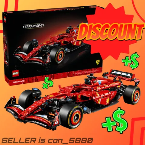 LEGO TECHNIC: Ferrari SF-24 F1 Car (42207) [UN-OPENED WITH SEAL]