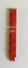 LEGO Red 1x6 Hinge Plate With 2 & 3 Fingers on End 6056 8857