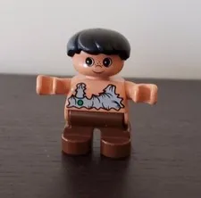 VINTAGE 1990's LEGO Duplo - Caveman Prehistoric Figure Cave People