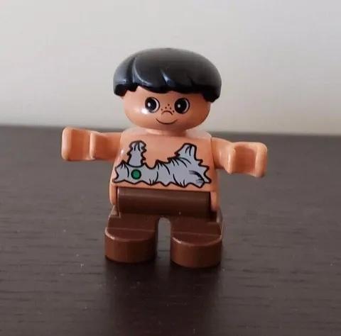 VINTAGE 1990's LEGO Duplo - Caveman Prehistoric Figure Cave People