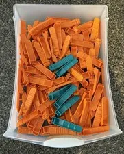 LEGO Lot of  116 Orange Brick Separator Human Tool Axle Pin Disconnect Removal