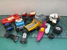 Lego Vehicles And Parts Lot Boats Wench Trucks Wheels