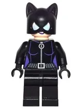 LEGO® Minifigure Super Heroes sh0006 Catwoman Purple Lips