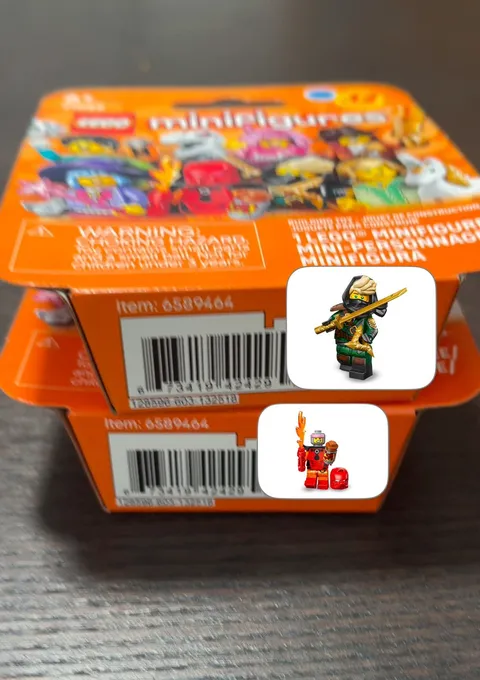 LEGO CMF Series 29 Bionicle Cosplayer Toa Tahu and Mysterious Ronin Lloyd NIB
