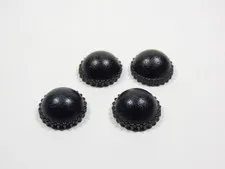 LEGO Lot of 4 Black Pixie Knit Caps Hats Accessory Minifig I12