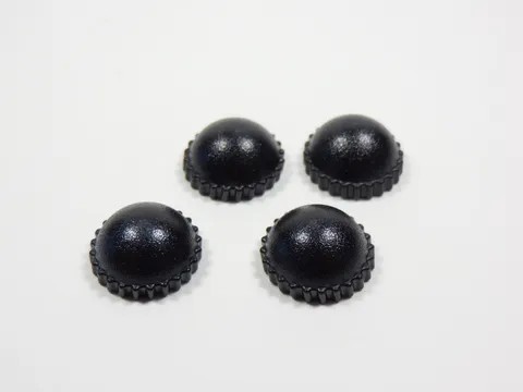 LEGO Lot of 4 Black Pixie Knit Caps Hats Accessory Minifig I12