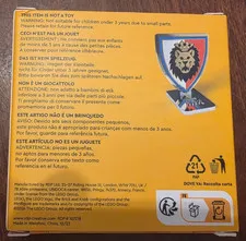 LEGO 5008909 Lion Knights Shield Magnet Castle Logo Collectible - New in Box