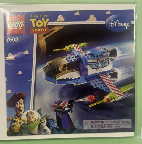 LEGO Toy Story Buzz's Star Command Spaceship 7593 Instruction Manual ONLY Retire