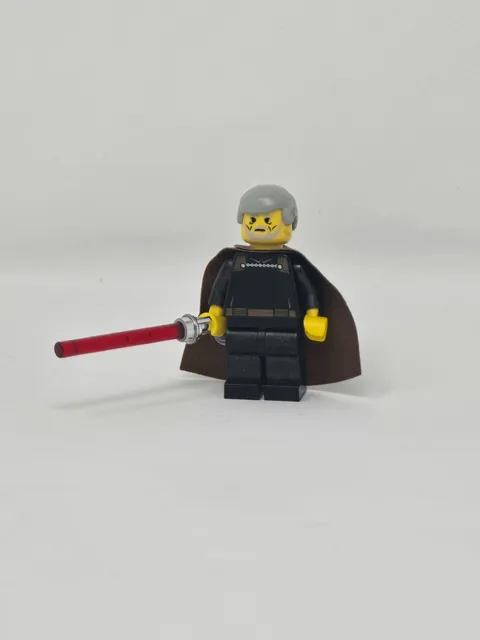 Lego Count Dooku Minifigure - Yellow Brick / Skin Color, Not White