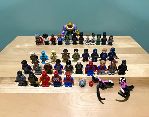 LEGO Marvel Super Heroes Minifigure Lot Spider-Man Iron Man Thanos + More