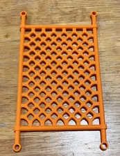 1x Lego Grid Net 8x14 Orange Soccer Climbing Backdrop Hammock 6209674 30923