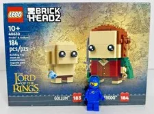 LEGO 40630 Brickheadz Frodo & Gollum New Sealed Retired Lord of the Rings NISB