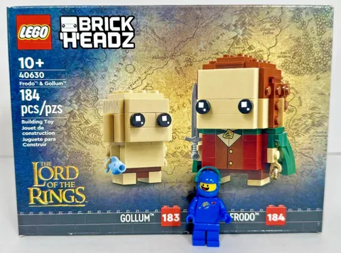 LEGO 40630 Brickheadz Frodo & Gollum New Sealed Retired Lord of the Rings NISB